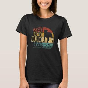 Mens Best Dog Dad Ever Pitbull Vintage Father's Da T-Shirt