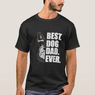 Mens Best Dog Dad Ever Schnauzer Dad Father s Day  T-Shirt