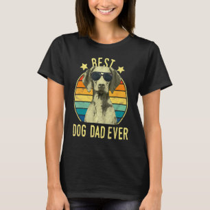 Mens Best Dog Dad Ever Vizsla Father's Day T-Shirt