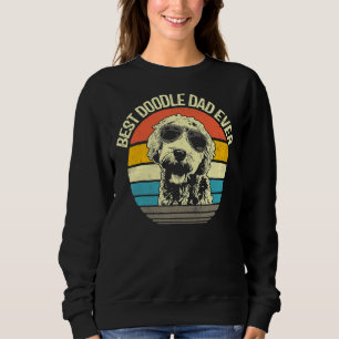 Mens Best Doodle Dad Ever Goldendoodle Dad Vintag Sweatshirt