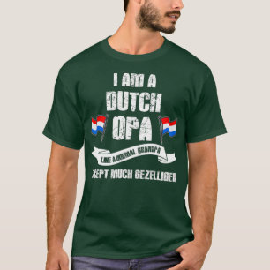 Mens Best Dutch Grandpa Opa Gezelliger Funny T-Shirt