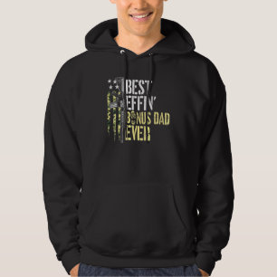 Mens Best Effin Bonus Dad Ever Gun Rights Camoufla Hoodie