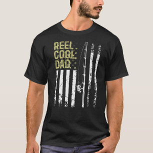 Mens Best Fisherman Reel Cool Dad For Daddy Father T-Shirt