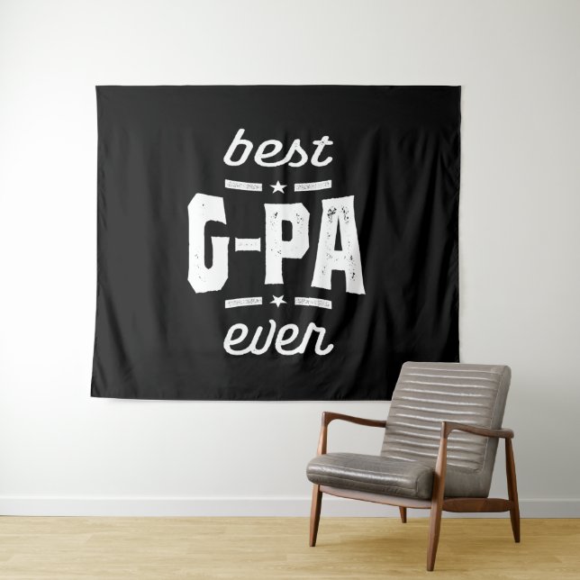 Mens Best G-Pa Ever Gift Grandpa Gift Tapestry (In Situ (Horizontal))