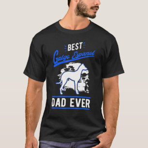 Mens Best Galgo Espanol Dad Ever Spanish Greyhound T-Shirt