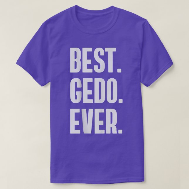 Mens Best Gedo Ever Grandpa  by Grandpa Life Appar T-Shirt (Design Front)