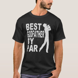 Mens Best Godfather By Par Disc Golf For Men Fat T-Shirt