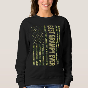 Mens Best Grampy Ever Us American Flag Grandpa F Sweatshirt