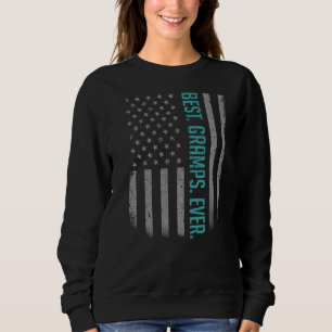 Mens Best Grams Ever American Flag For Father's Sweatshirt