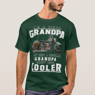 Mens Best Grandpa Biker Motorcycle For Grandfath T-Shirt