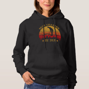 Mens Best Grandpa By Par Fathers Day Golf Golfer 1 Hoodie