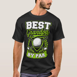 Mens Best Grandpa By Par Golfing Grandpa  T-Shirt