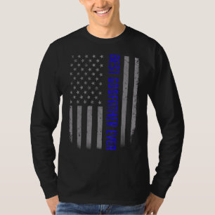 Mens Best Grandpop Ever American Flag For Father T-Shirt