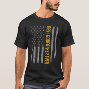 Mens Best Grandpop Ever American Flag For Father T-Shirt