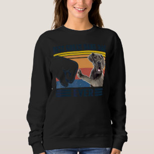 Mens Best Great Dane Dad Ever Dog Father's Day Sweatshirt
