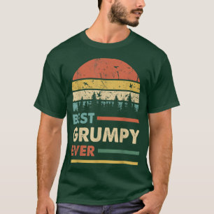 Mens Best Grumpy Ever Men Retro Vintage Decoration T-Shirt