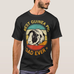 Mens Best Guinea Pig Dad Ever Funny Fathers Day _ T-Shirt