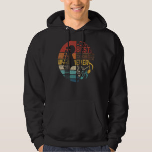 Mens Best Guitar Dad Ever Music Guitar Fathers Da Hoodie