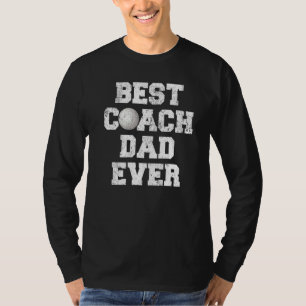 Mens Best Hockey Coach Dad Ever Hockey Father's D T-Shirt