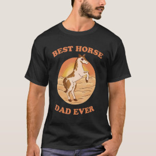 Mens Best Horse Dad Ever Men's Horse Father Horses T-Shirt