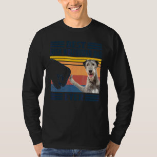 Mens Best Irish Wolfhound Dad Ever  Dog  Father's  T-Shirt