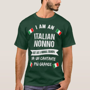 Mens Best Italian Nonno Great Italian Grandpa T-Shirt