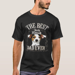 Mens Best Jack Russell Dad Ever Funny Parson Terri T-Shirt