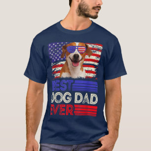 Mens Best Jack Russell Terrier Dad Ever American F T-Shirt