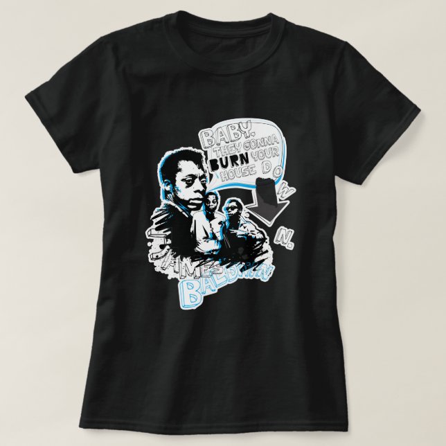 Mens Best James Baldwin Graphic For Fans T-Shirt (Design Front)
