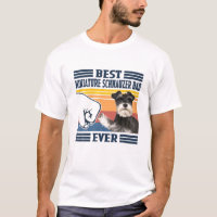 Mens Best Miniature Schnauzer Dad Ever Funny Dog L