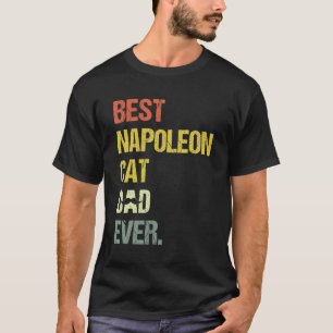 Mens Best Napoleon Cat Dad   Cat T-Shirt