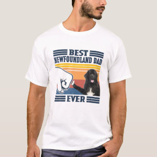 Mens Best Newfoundland Dad Ever Funny Dog Lover Fa T-Shirt