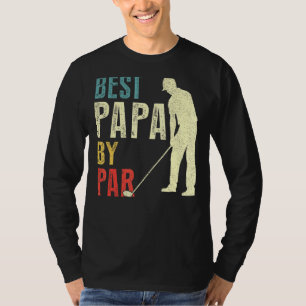 Mens Best Papa By Par Golf Father's Day Daddy T-Shirt