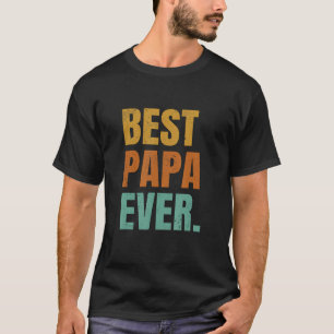 Mens Best Papa Ever Funny German Dad Germany Papa T-Shirt