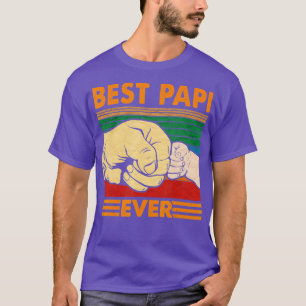Mens Best Papi Ever Vintage Dad Father Gifts Ideas T-Shirt