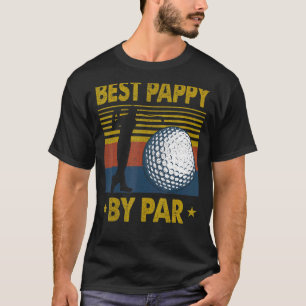 Mens Best Pappy By Par Disc Golf For Men Father' T-Shirt