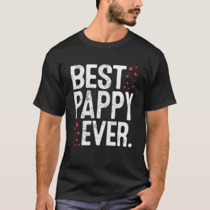 Mens Best Pappy Ever Pappy Valentines Day T-Shirt