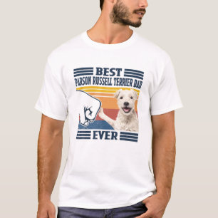 Mens Best Parson Russell Terrier Dad Ever Funny Do T-Shirt