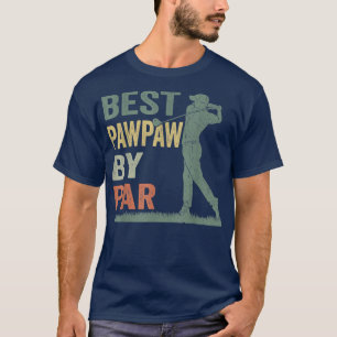 Mens Best PawPaw By Par Golf Lover PawPaw Father's T-Shirt
