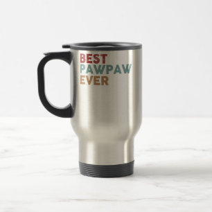 Mens Best PawPaw Ever graphic Great Fathers Day Gr Travel Mug