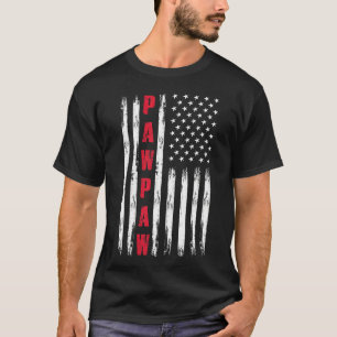 Mens Best Pawpaw Ever Us Flag For Stepdad Fatheru2 T-Shirt