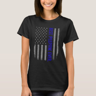 Mens Best Peepaw Ever American Flag For Father's T-Shirt