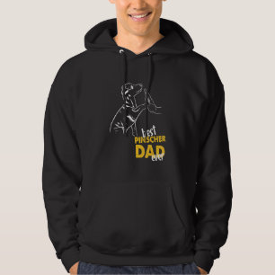 Mens Best Pinscher Dad Ever Doberman Dad Doberman  Hoodie