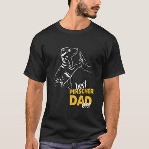 Mens Best Pinscher Dad Ever Doberman Dad Doberman  T-Shirt