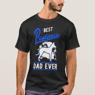 Mens Best Podenco Dad Ever Ibizan Hound Podenco Da T-Shirt