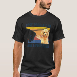 Mens Best Poodle Dad Ever Dog Father's Day T-Shirt