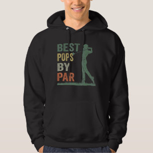 Mens Best Pops By Par Golf Pops Father's Day Hoodie