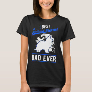 Mens Best Shetland Sheepdog Dad Ever Sheltie Dad T-Shirt