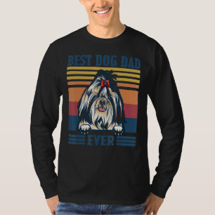 Mens Best Shih Tzu Dad Ever Dog Dad Father's Day T-Shirt