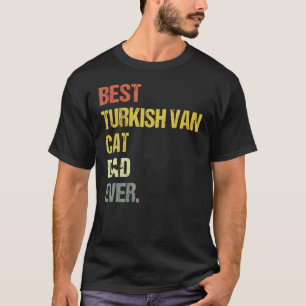 Mens Best Turkish Van Cat Dad T-Shirt